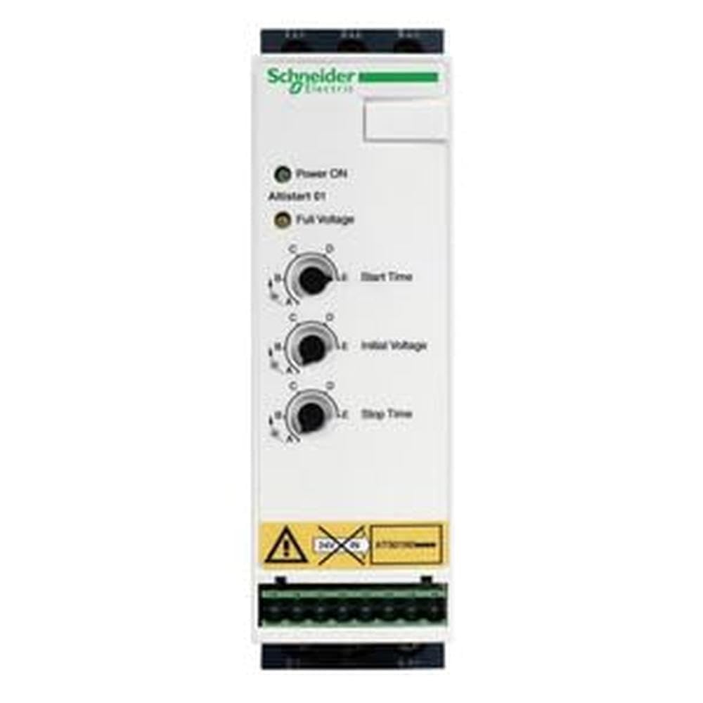 Schneider Electric ATS01N222QN ATS-01 Démarreur Ralentisseur Progressif, 154 mm Hauteur x 45 mm Largeur x 131 mm Profondeur, 11 kW Puissance Moteur, 22 A