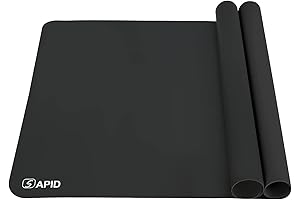 Sapid 2Pcs Thick Silicone Mat for Crafts, Nonstick Silicon Sheet