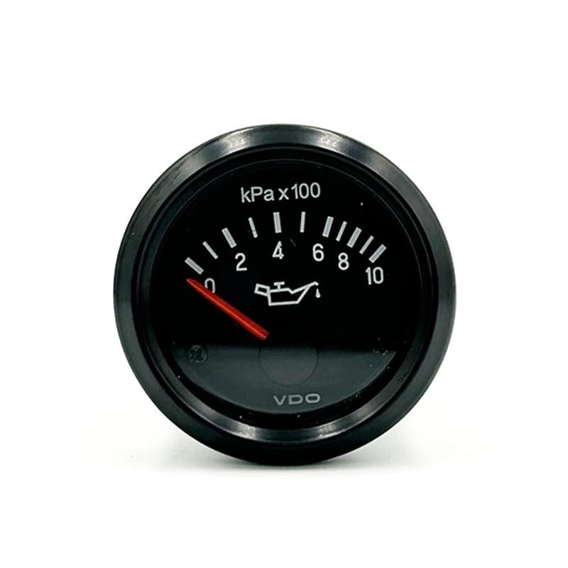 52mm VDO Oil Pressure Gauge Diesel Generator Engine Parts 500kpa/1000kpa Optional (Color : 1000kPa 24V)