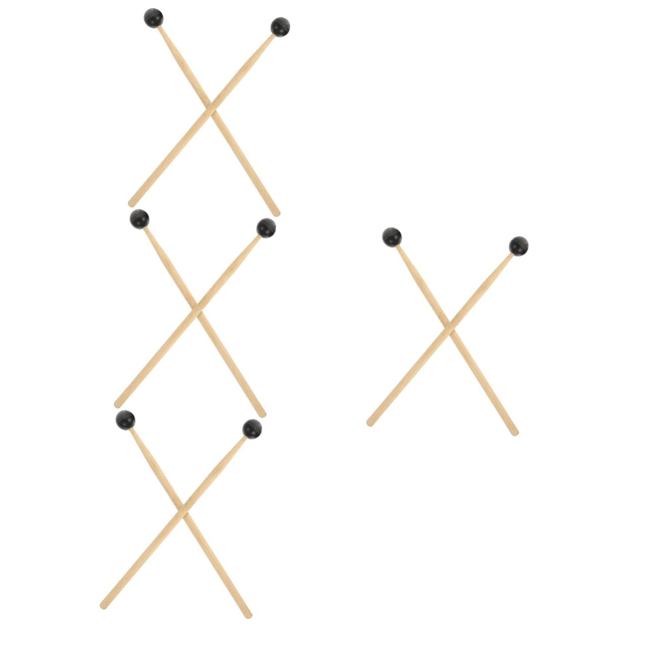 ibasenice 8piezas Baquetas Para De Lengua Palos De Percusión Para Instrumentos Musicales Diseño Duradero y Exquisito Accesorios De Para Xilófono