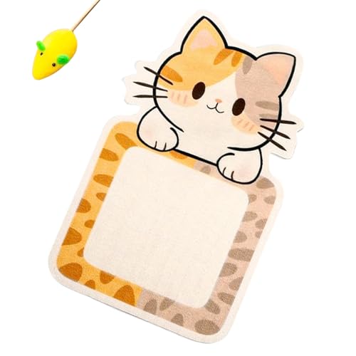 Tiragraffi Per Gatti,Graffiatore Cartone per Gatti - Giocattoli Interattivi da Muro, Accessori per Animali Domestici Divertenti Salvadivano e Tappeti per Proteggere Mobili