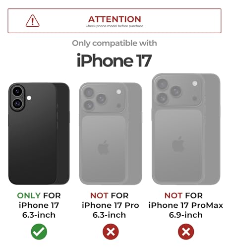 Image of Dexnor for iPhone 17 Case with Slide Camera Cover & Adjustable Kickstand & Built-in Screen Protector, Compatible Wireless Charging, Rugged Bumper Cases Heavy-Duty Magnetic Protective Cover, Navy Blue