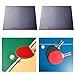 2Pcs Table Tennis Racket Rubber, Ping Pong Racket Rubber Tennis Racket Equipment, Highly Elastic Professional Replacement, Black