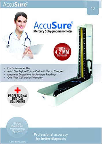 Image of AccuSure Mercury Sphygmomanometer BP Monitor