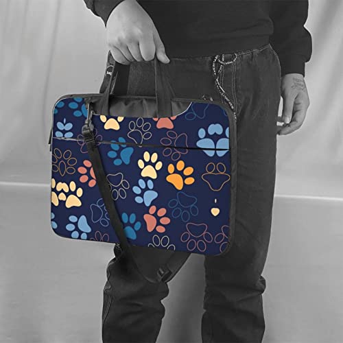 Bolsa para portátil con diseño de pata de perro, 13-15.6 pulg miniatura 6