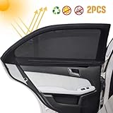 ✅ PROTECCIÓN COMPLETA: las parasol coche brindan más privacidad cuando se necesita un momento privado en el asiento del pasajero trasero. puedes dormir, ver videos, trabajar, disfrutar de mejor música, videojuegos, amamantar a tu bebé o descansar. Parasoles de coche infantiles cómodos para los ocupantes, aumentan la seguridad y reducen el riesgo de robo.