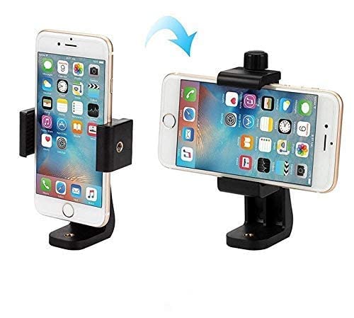 Image of Shahn Camera Stand Clip Bracket Holder Tripod Monopod Mount Adapter for Mobile Phone (Vertical Mobile Holder)