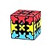 Yealvin Gear Cube, 3x3 Sandwich Gear Magic Cube3x3x3 Twisty 3D Puzzle Cube Brain Teasers Puzzles Toys