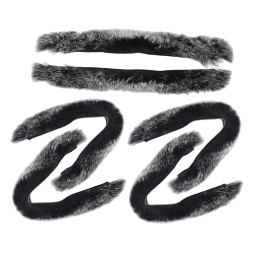 HONMEET 6pcs Stabilizing Tools Rabbit Fur Bowstring Dampener for Traditional Longbow