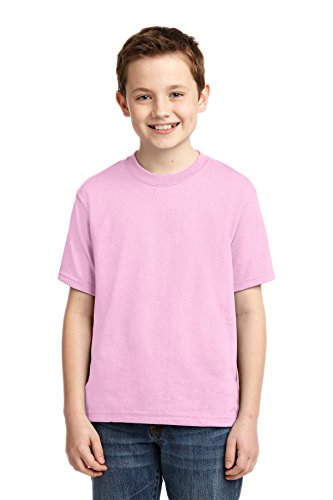 Jerzees boys Heavyweight Blend T-Shirt(29B)-CLASSIC PINK-M3