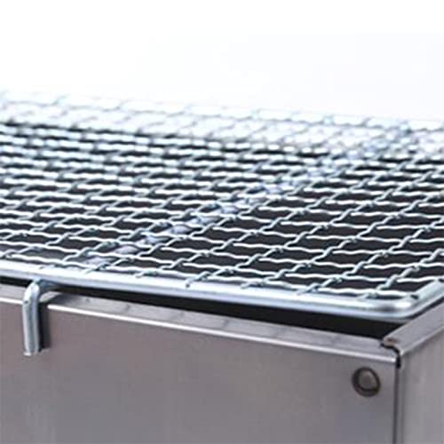 Barbecue à charbon pliable en acier inoxydable avec grille à boucle stable - 7
