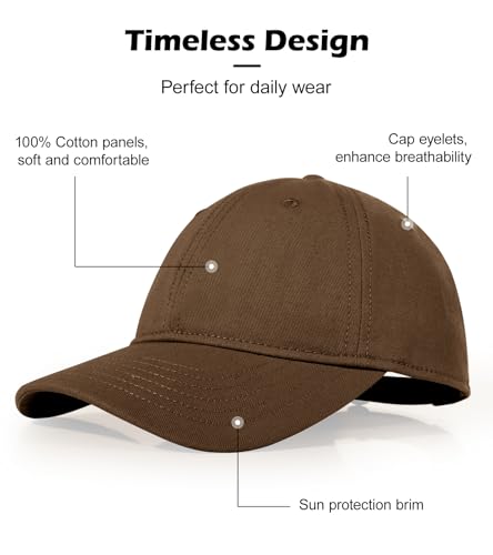 Image of LiuSuper Hats for Small Heads Men, Petite Baseball Caps for Women, XXS Adjustable Trucker Hat Dad Hat(21.3 inch-22.8 inch, 54cm-58cm)
