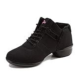YIBLBOX Damen Sport Fitness Tanz Turnschuh Training Tanzsneaker Websneaker jazzdance Schuhe Dancesneaker Tanzschuhe