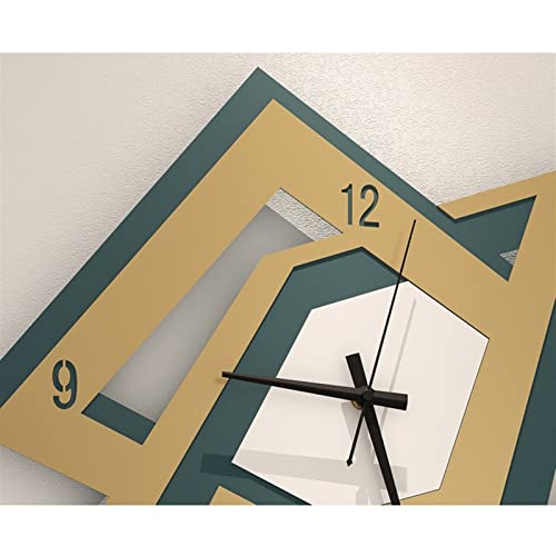 Horloge murale moderne 3D maison avec mécanisme silencieux créatif - 4