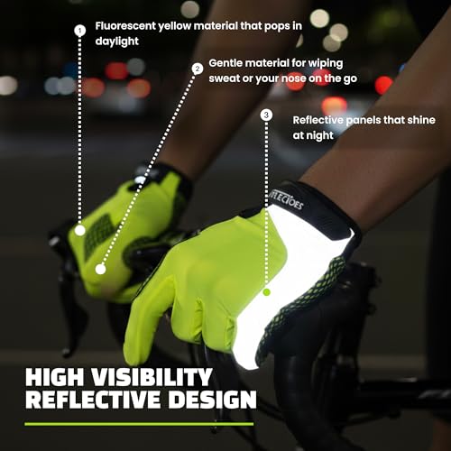 Reflective Summer Cycling Gloves