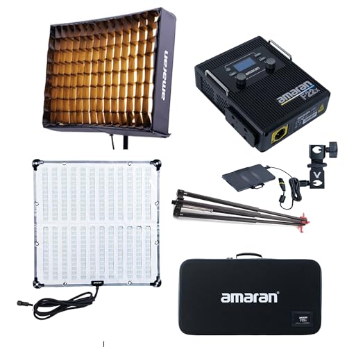 Aputure Amaran F22x 200w Bi-Color Flexible LED Mat with Honeycomb Grid CRI 95+ CCT 2500K to 7500K Support Sidus Link App Control Built-in 9 Lighting FX