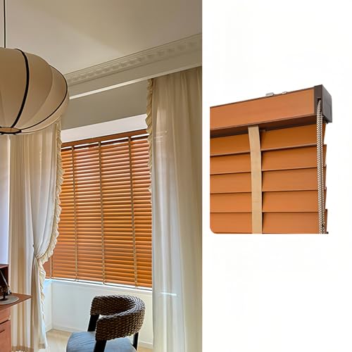 Persianas venecianas sin cordón opacas con control de privacidad para ventanas de interior 2