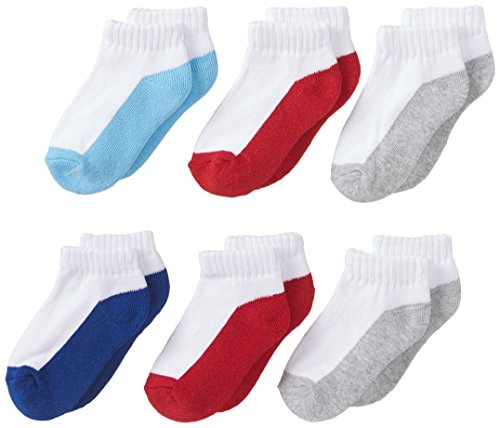 Fruit Of The Loom Little Boys' 6 Pack Low Cut Socks