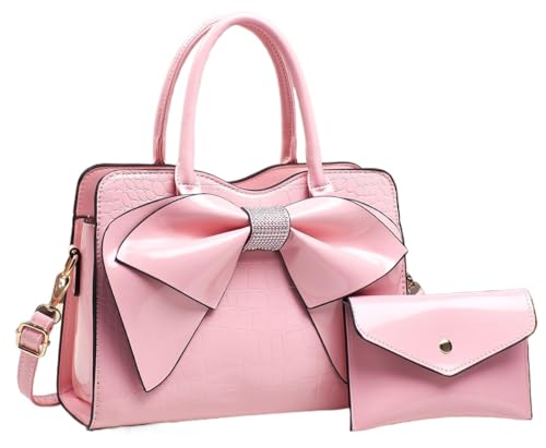 Image of JHVYF Women Tote bag Satchel Purses and Handbags for Women Shoulder Bags Bow Purse