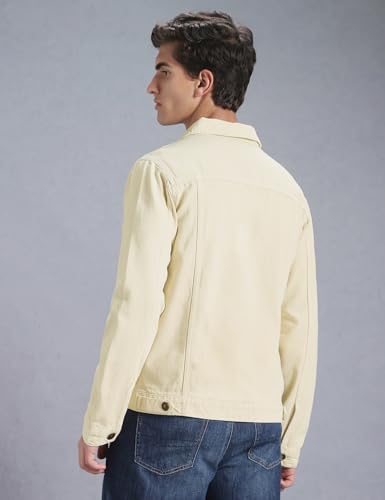 Image of INKD Men's Overdyed Cotton Denim Jacket - 100% Cotton | Double Flat Pocket | Regular Fit | Full Sleeve