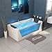 Produktbild TroniTechnik® Whirlpool Badewanne KOS 2 179cm x 85cm für 1-2 Personen mit Heizung, Hydromassage, Bachlauf und LED Farblichtherapie