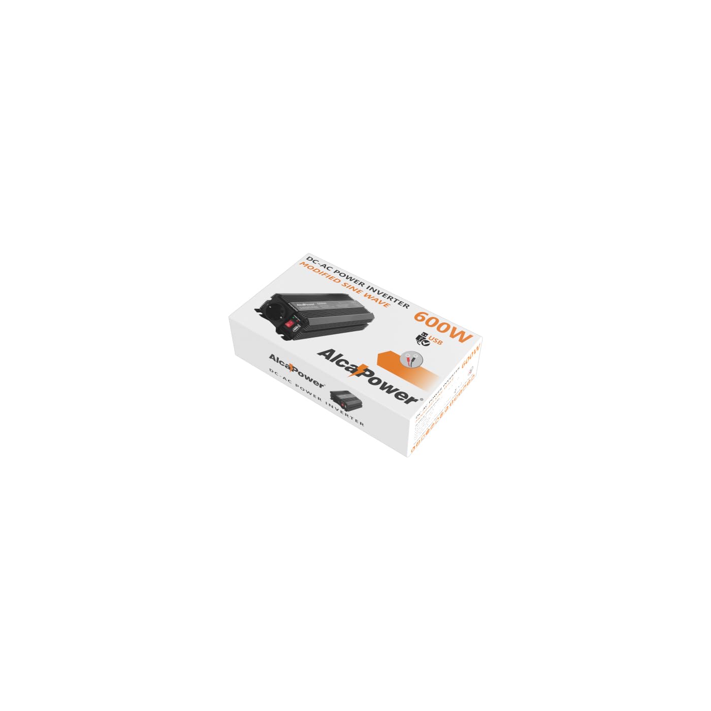 Inverter di tensione Porta USB AlcaPower by President 600W 12V-230V