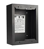 Cadet Electric Wall Heater Surface Mount Wall Can for Models CS, CM, CE or HW (Model: CCSMB, Part: 69110), Black