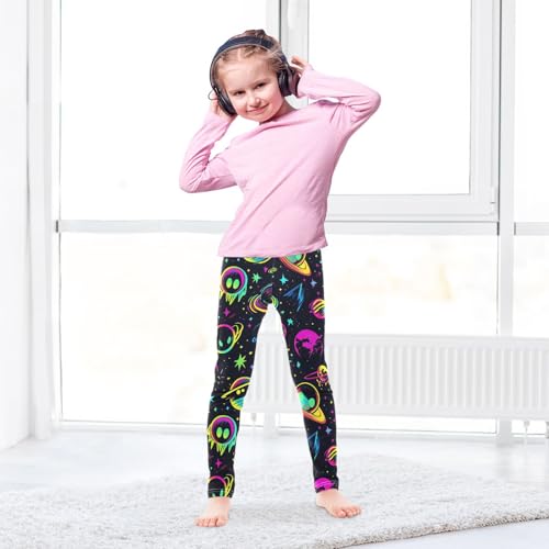 Neon Planet Girls Leggings Soft Stretch Workout Yoga Dance Pants for Kids Casual Tights4