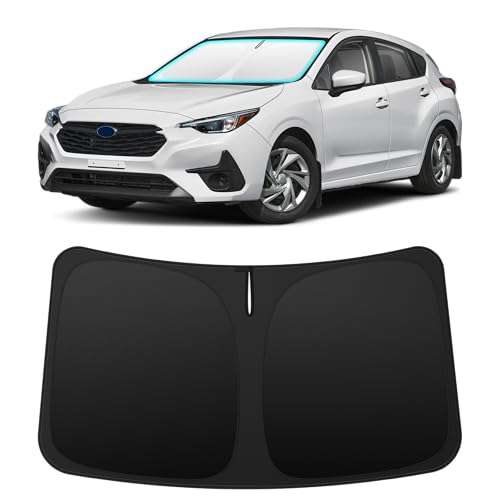 Image of INSAUTO Custom Fit Windshield Sun Shade for Subaru Impreza 2024-2026 | Foldable Front Window Sunshade Car Accessories, UV & Heat Reflector, Keeps Interior Cool, Includes Storage Bag