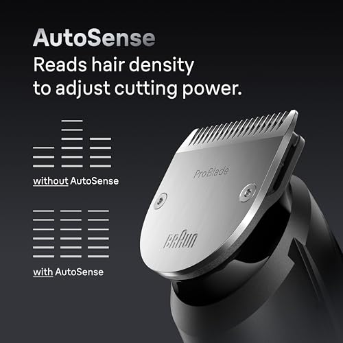 Braun All-in-One Style Kit Series 7 7420, Battery Powered 11-in-1 Trimmer For Men With Beard Trimmer, Body Trimmer For Manscaping, Hair Clippers & More, Sharpest Blade, 40 Length Settings, Waterproof