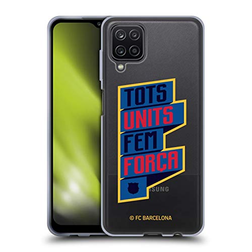 Funda de gel FC Barcelona Fem Forca para Samsung Galaxy A12