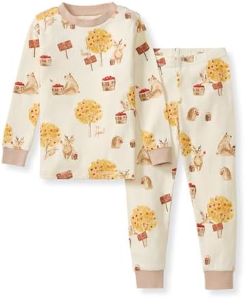 Burt's Bees Baby Organic Cotton Pajamas for Boys, Toddler PJ Set, 2-PC