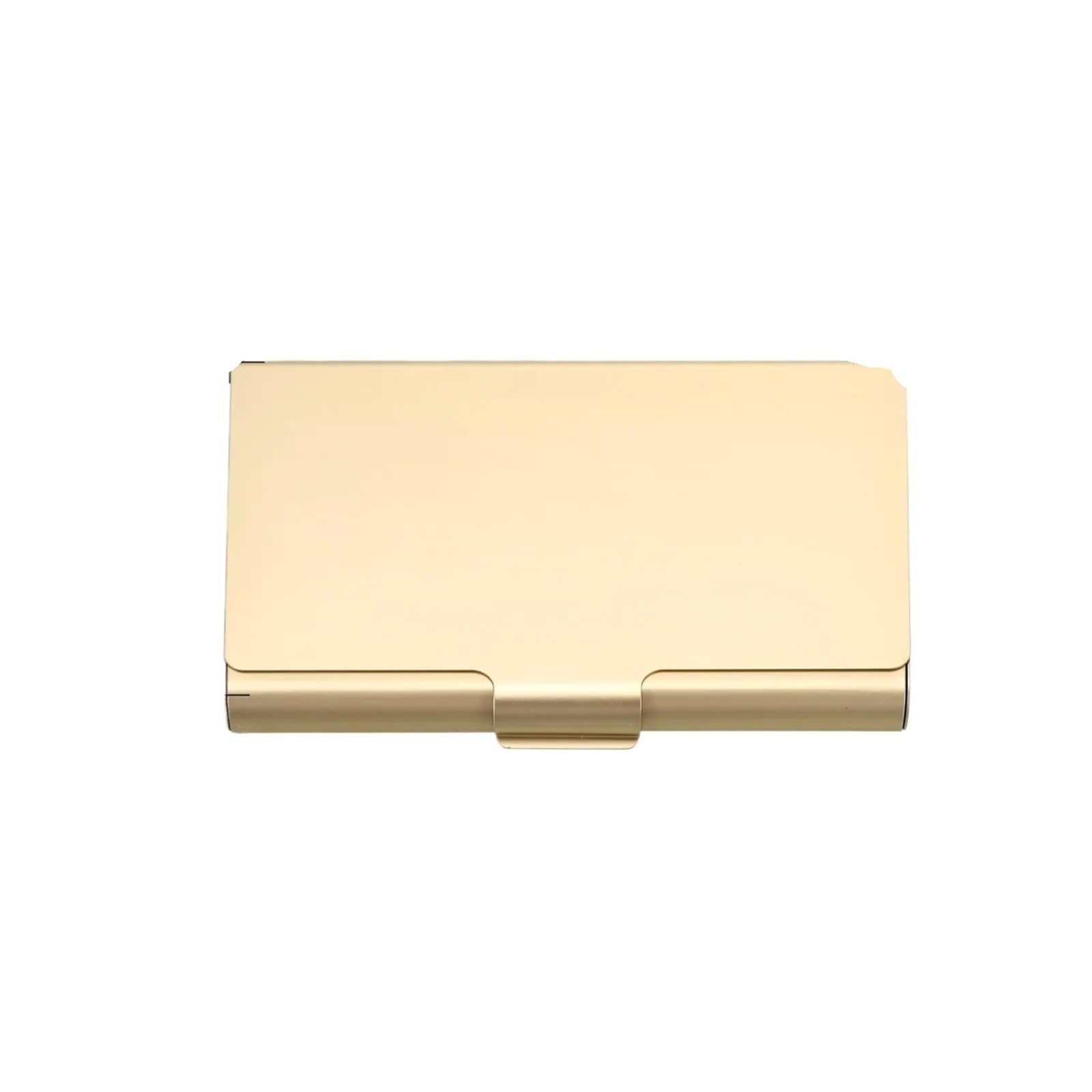Yangshe Beige Aluminum Business Card Holder Case Metal Box Wallet For 22 Cards