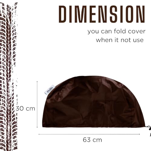 Image of Polyester Helmet Cover - Protects from Dust, Rain, Scratches Dustproof Waterproof Lightweight and Durable Secure Universal Size Storage Bag for Motorcycles Helmets (Pack of 2)