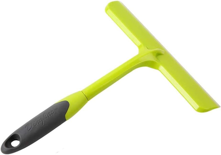 Green Glass Wiper，Home Plastic Window Scraper Car Squeegee, Bathroom Wiper, Shower Cleaner for Shower Doors