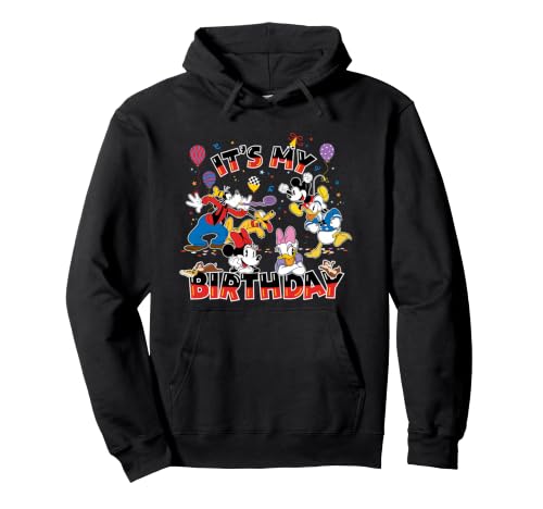 Disney Mickey & Friends Retro It's My Birthday Party Sudadera con Capucha