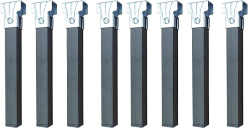IMEX EL ZORRO - Juego 4 Patas para Somier Sin Ruedas | 275x30x30 mm | Soporte Estable y Resistente para Somieres (Paquete de 2)
