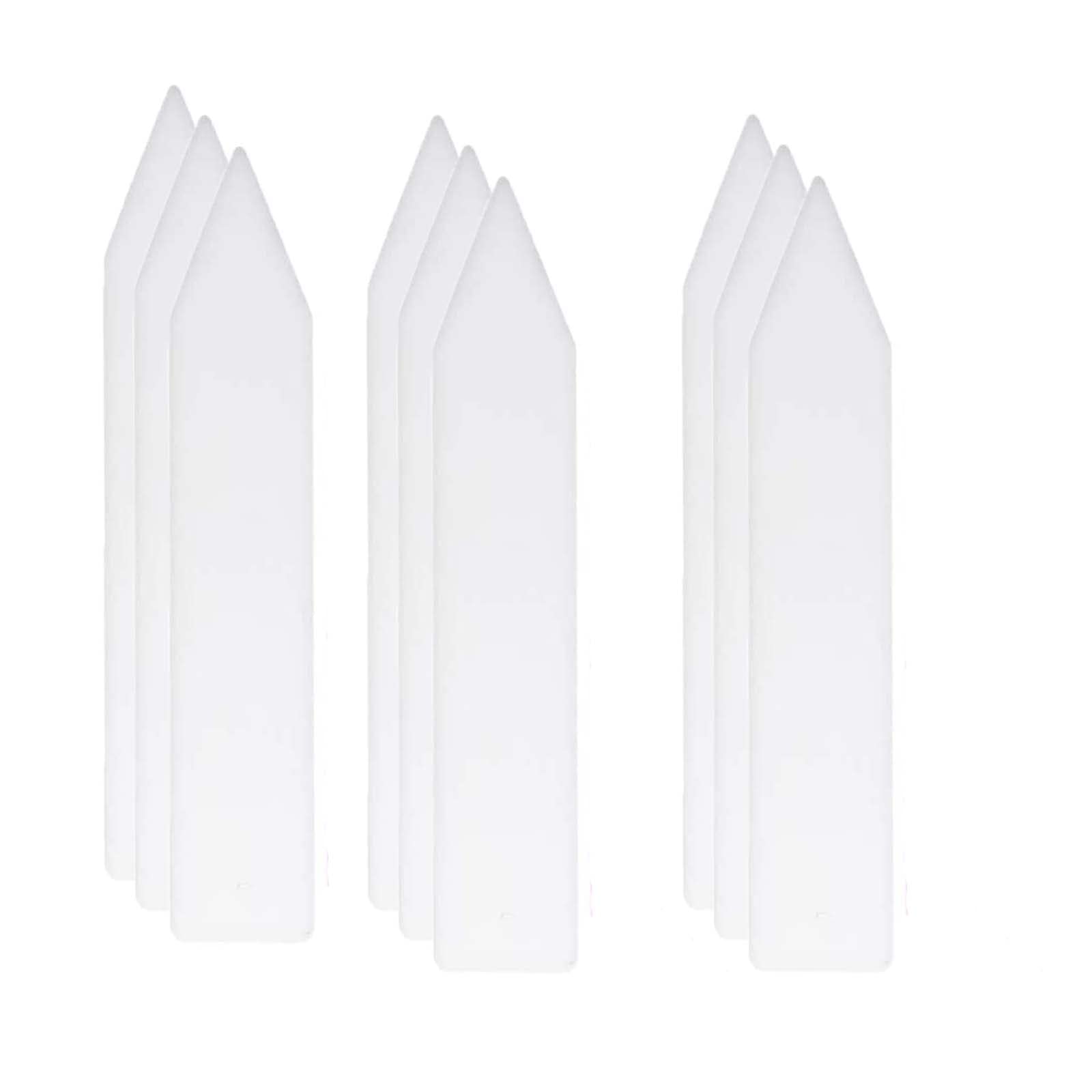 100 Etichette Per Piante In Plastica – 5x1 Cm – Impermeabili E Riutilizzabili – Colore Rosso - 3