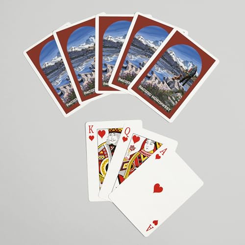 Lantern Press Baraja de 52 Cartas Poker Talla Estándar miniatura 7