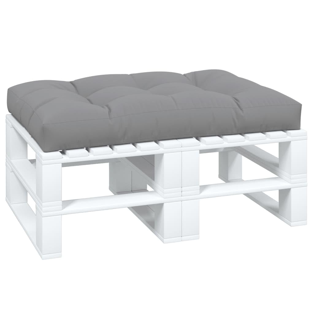 Générique Palettenkissen, grau, 120 x 80 x 12 cm, Polyester