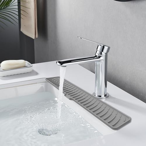 Tapis de robinet d'évier de cuisine en silicone flexible et antidérapant - 4