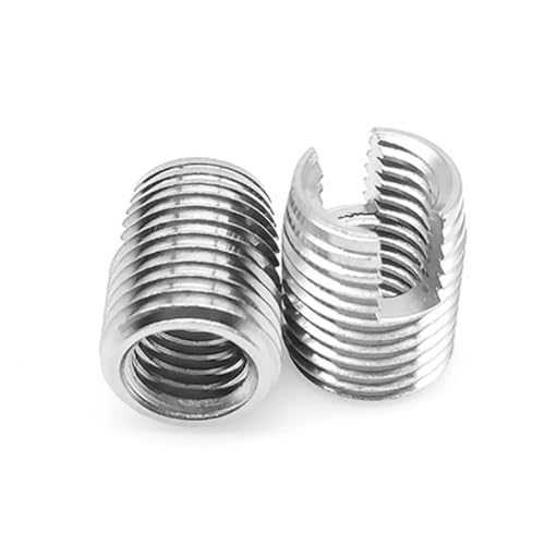 ���˂��Z���t�^�b�s���O�C���T�[�g�A �˂��C���C���T�[�g �Z���t�^�b�s���O �X���b�g�i�b�g �X�e�����X �Y�f�| �}���`�J���[ M2-M16 �Z�b�g(Stainless,M3xM5x6 (25pcs))