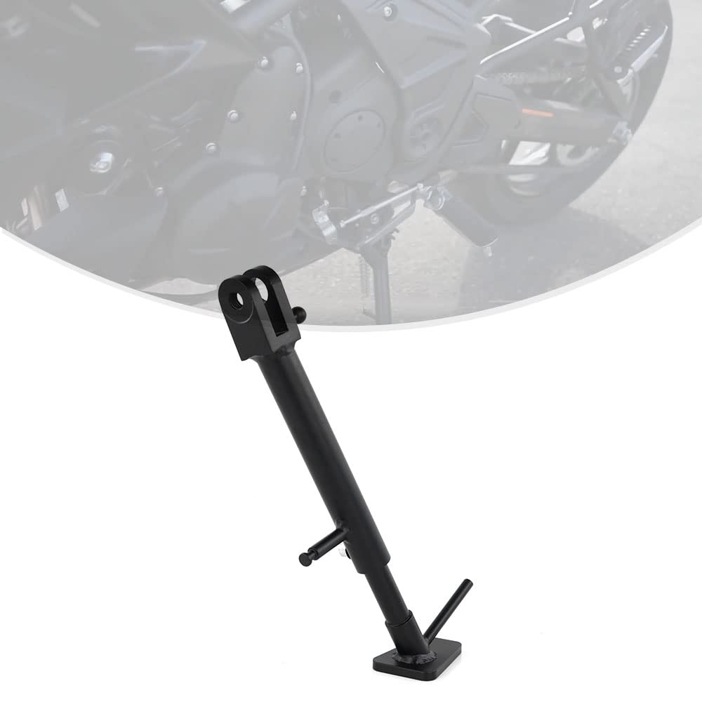 Xitomer 0-3'' Motorcycle Adjustable Kickstand Sidestand Fit for Versys 650 KLE650 2015-2025 Adjustable Side Stand