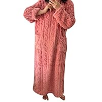 Pyjama Femme Hiver Chaud Pyjama Polaire Épais Grande Taille Pour D'intérieur Décontractés Ensemble Pyjamas Éponge Femme Velours Corail Pour Thanksgiving Noël Pyjamas En Flanelle Femmes Ensembles
