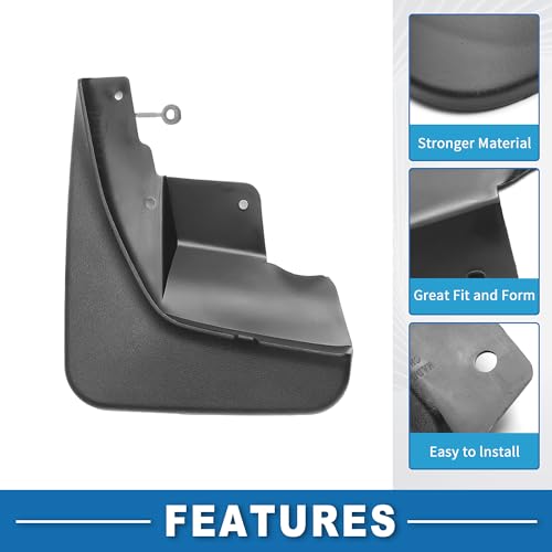 Image of Mud Flap Splash Guard with Mount Accessories Front & Rear Side Mud Guard for Jeep Grand Cherokee 2022-2024 (Set of 4)