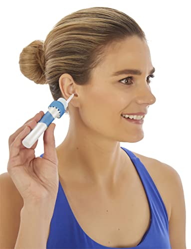 Wax Extract Ear Wax Remover | FSA or HSA Approved, with 2 Flexible Tips & Cleaning Brush | Safe, Effective Ear Wax Vacuum to Gently Remove Wax Buildup | Premium Ear Suction Vacuum for Adults & Kids