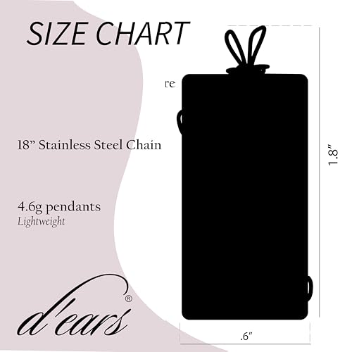 d'ears Van Gogh's Almond Blossoms Wired Necklace Stainless Steel 18" Chain2