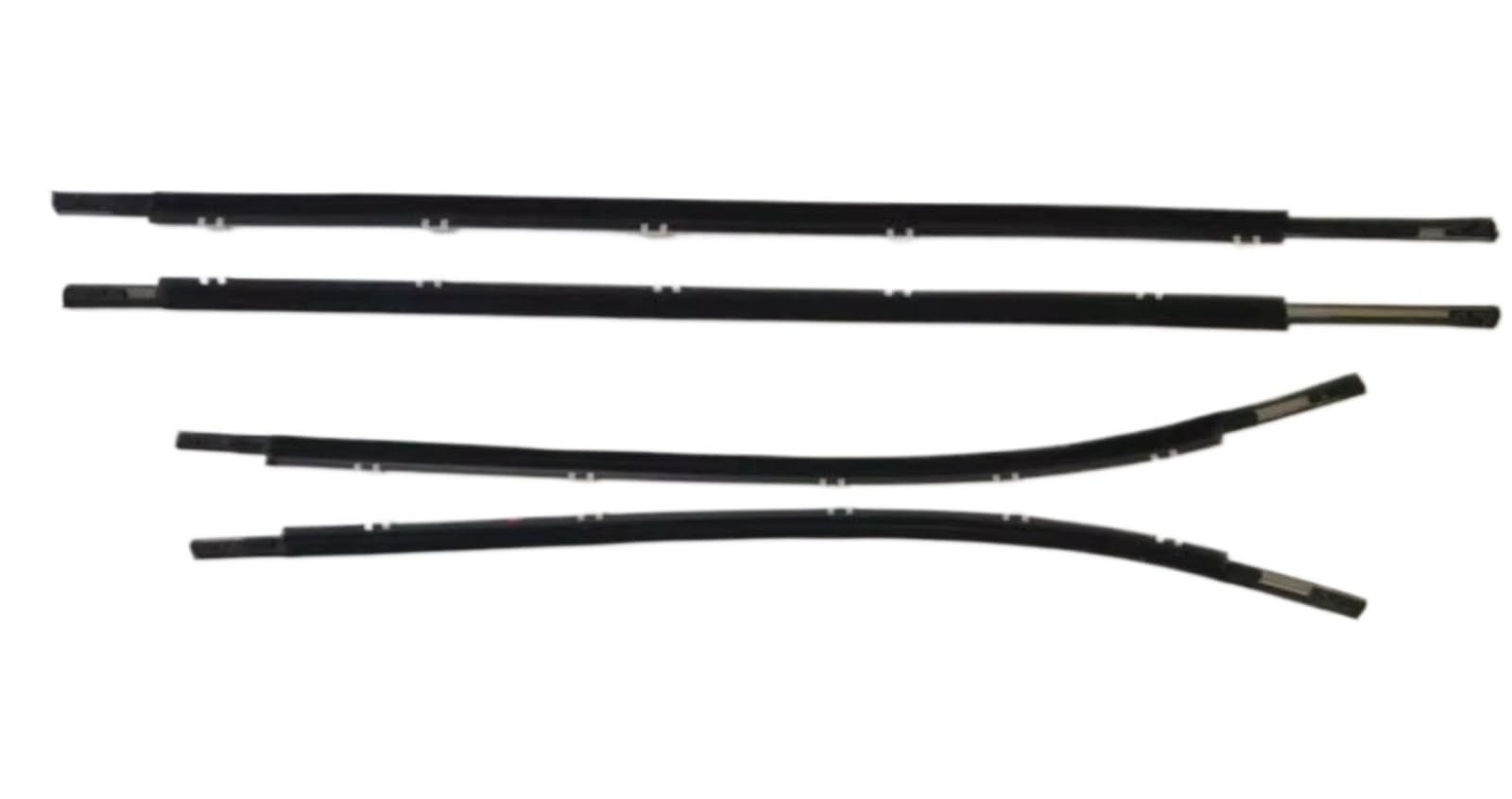 for Hyundai for Elantra 2010-2016 Rubber Weatherstrip Window Glass Seal Door Belt Weather Strip Outside Molding Trim Car Door Seal Protector