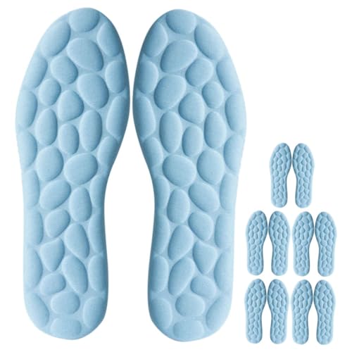 6 pares plantillas azules elásticas antideslizantes miniatura 1