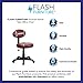 Flash Furniture Preston Football Swivel Task Office Chair, Brown